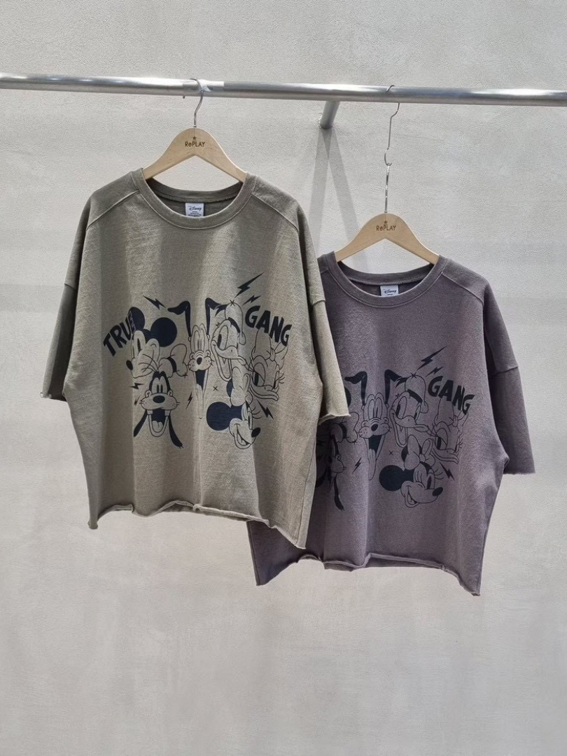 經典米奇韓系街頭感棉Ｔ