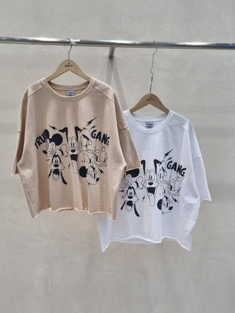 經典米奇韓系街頭感棉Ｔ