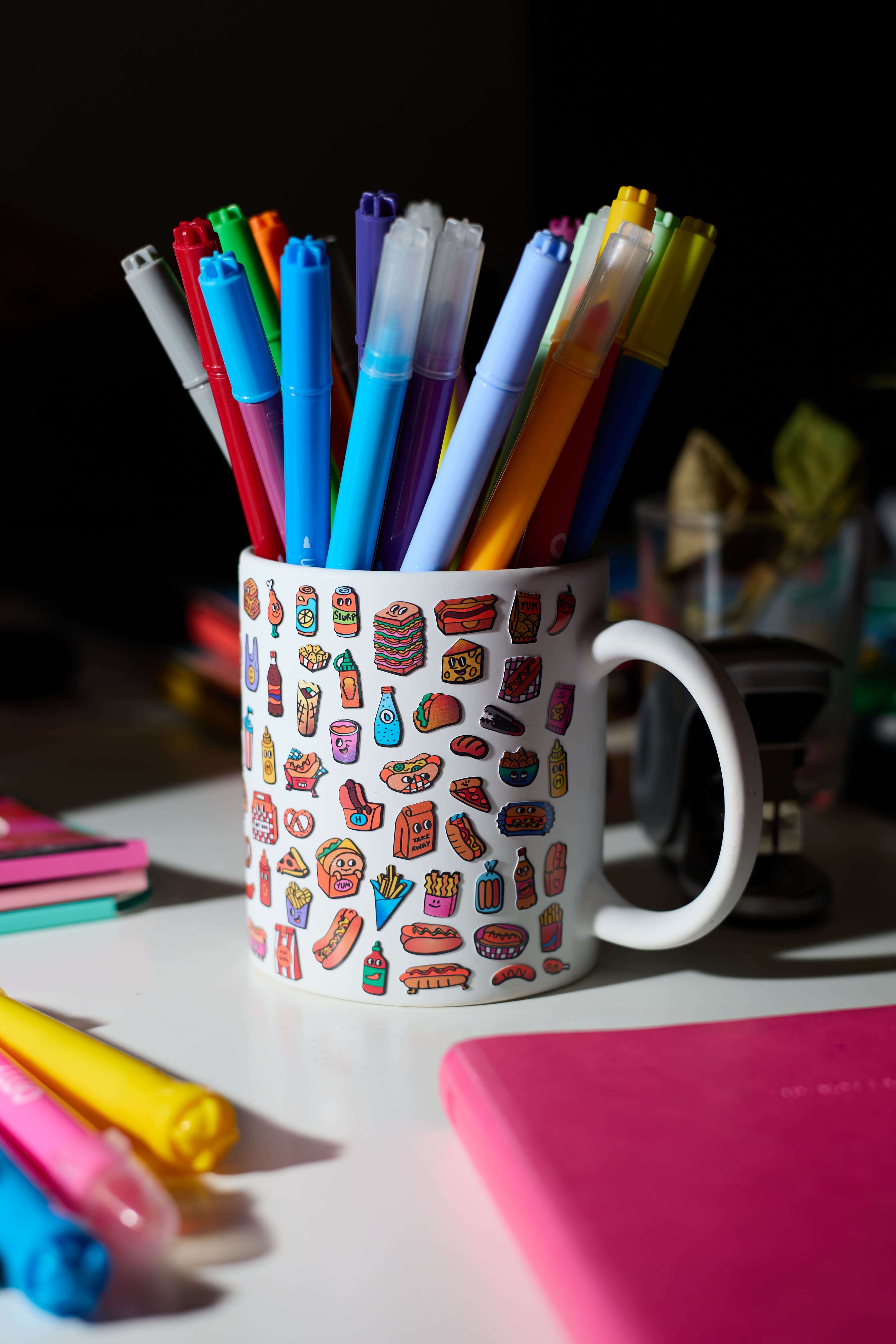 OMY 小小城市貼紙-熱狗餐車