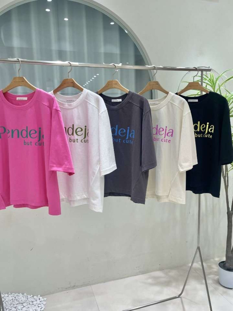 有點個性的五分袖可愛棉T