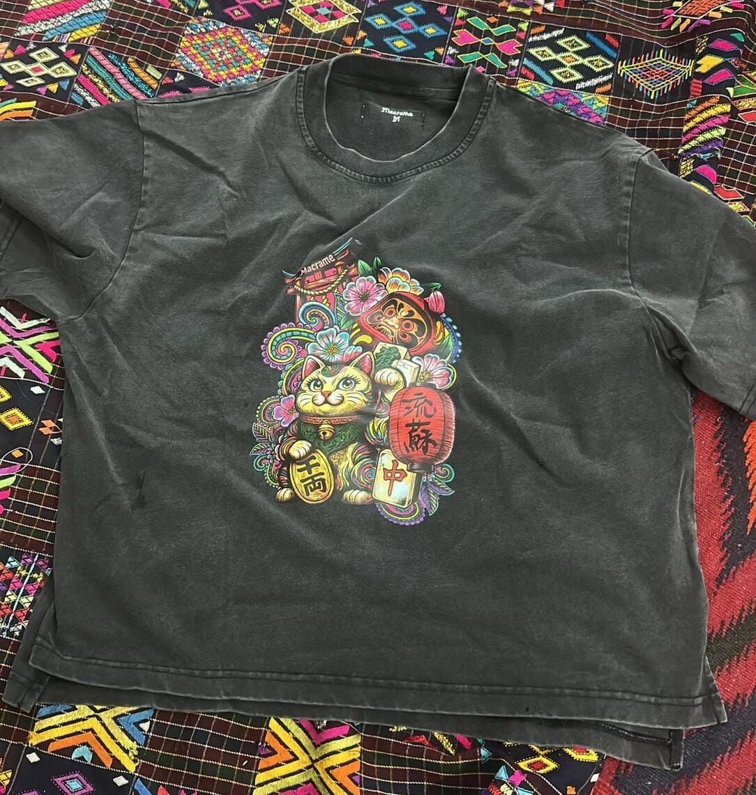 [Keep Warehouse] Macrame top MB0082 black M27 / purple M28 (0309indialive)