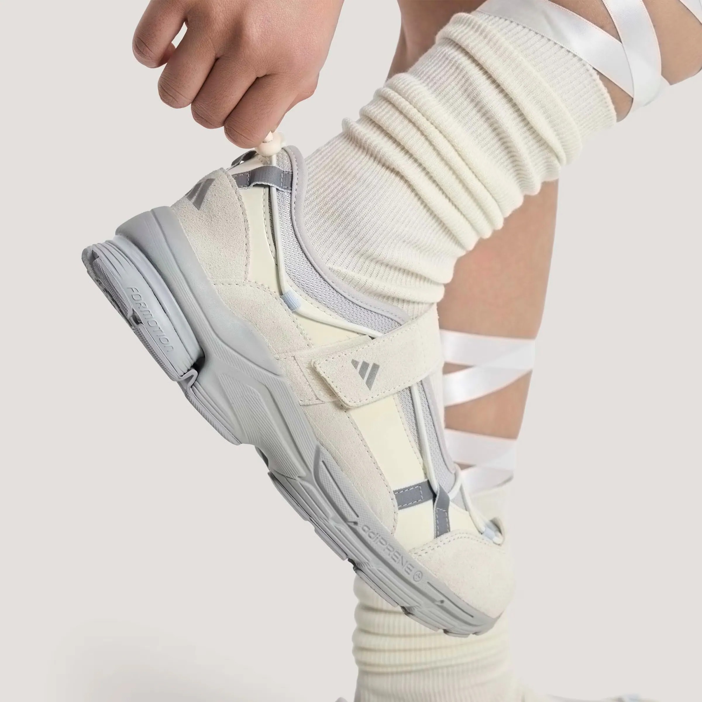 NICEDAY 代購 Adidas FOS Formotion MJ 2.0 奶油白 白 厚底 瑪莉珍 芭蕾 休閒 女鞋 KJ6881