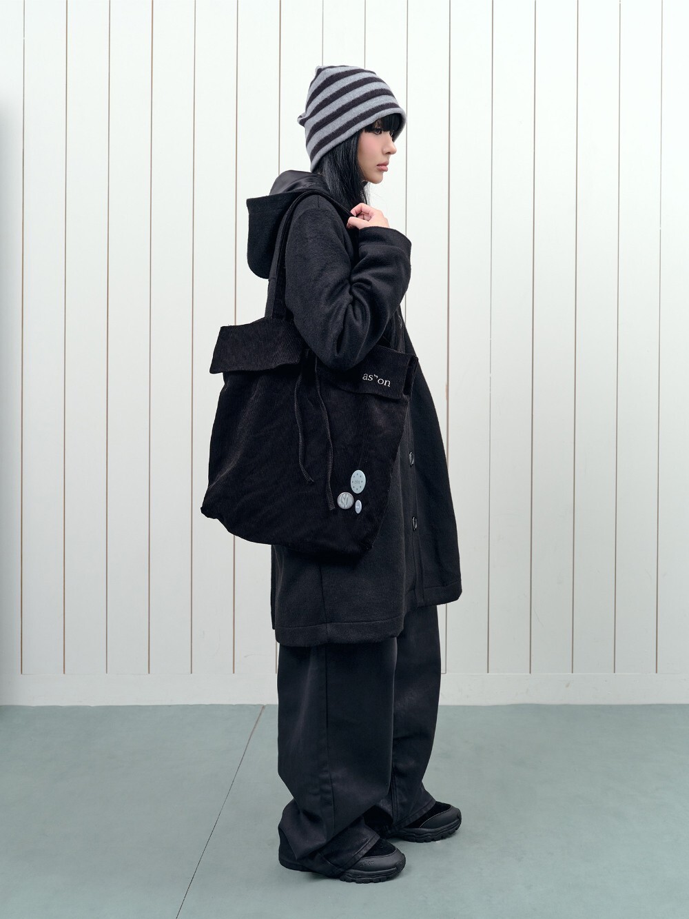 as’’on ason  OLGA CORDUROY BAG 燈芯絨包 兩色