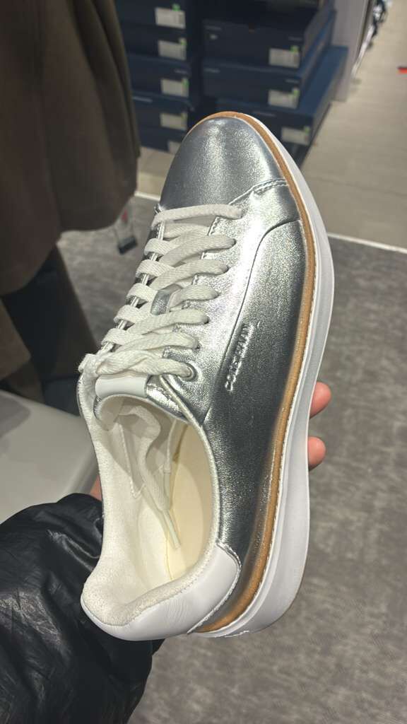 WE020 Cole Haan GrandPrø Topspin 運動鞋 銀色