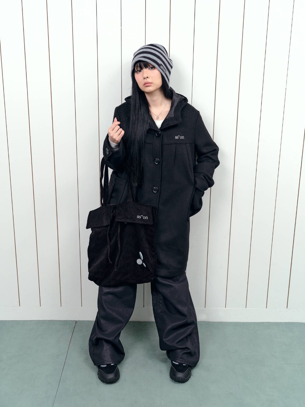 as’’on ason  OLGA CORDUROY BAG 燈芯絨包 兩色