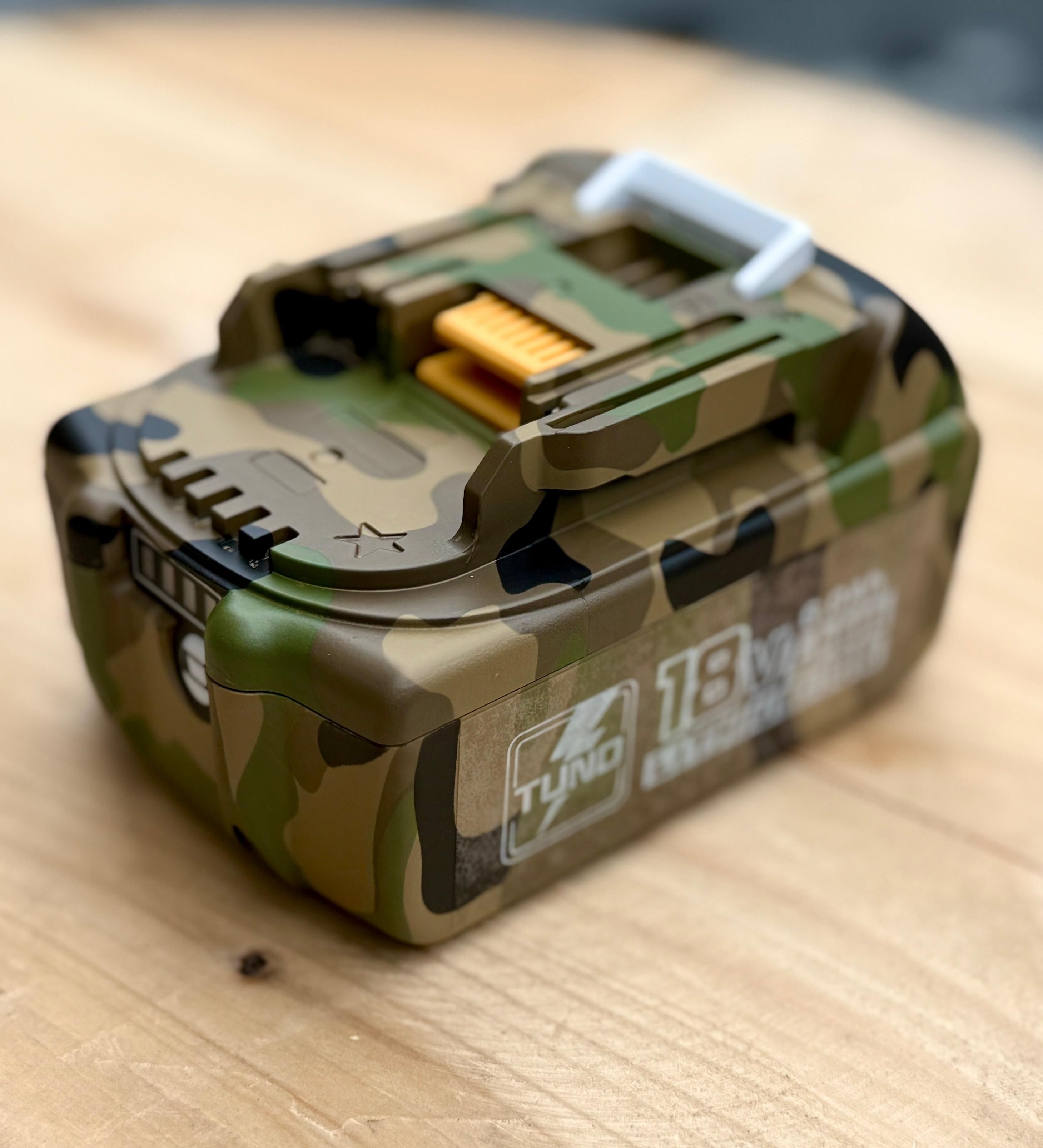 TUND 6.0Ah 牧田代用電池 (迷彩外殼)