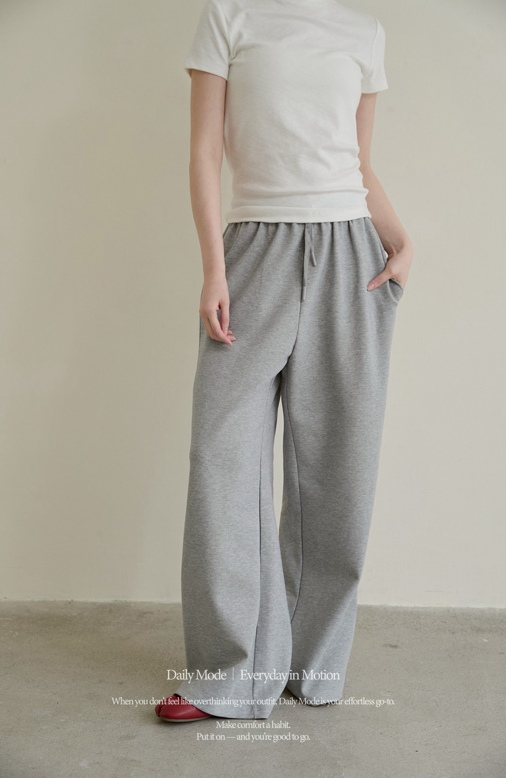 ：Daily mode 高密棉日常賴床褲-3色