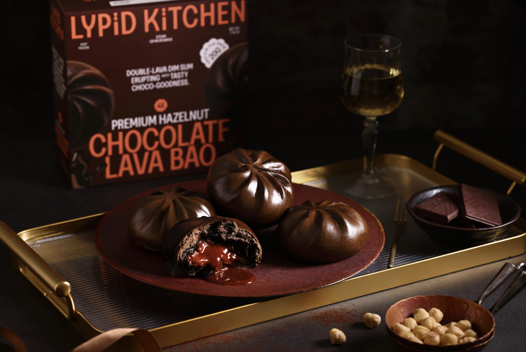 Lypid Kitchen拉瓦熔心可可包(4入/盒)