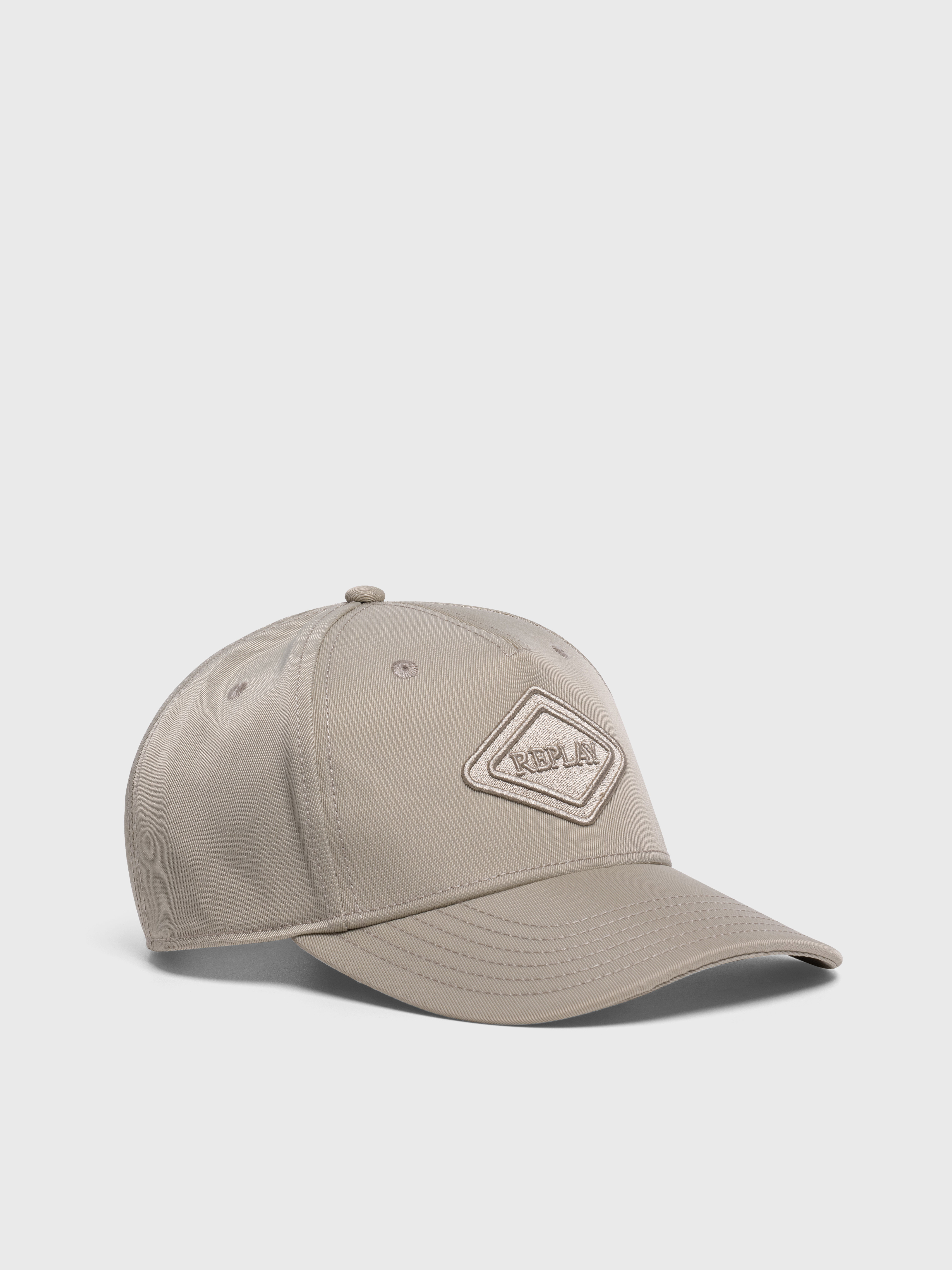 灰色刺繡Logo棒球帽