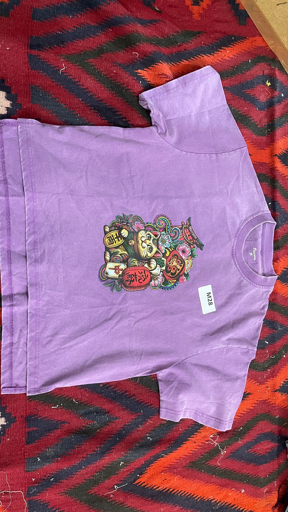 [Keep Warehouse] Macrame top MB0082 black M27 / purple M28 (0309indialive)