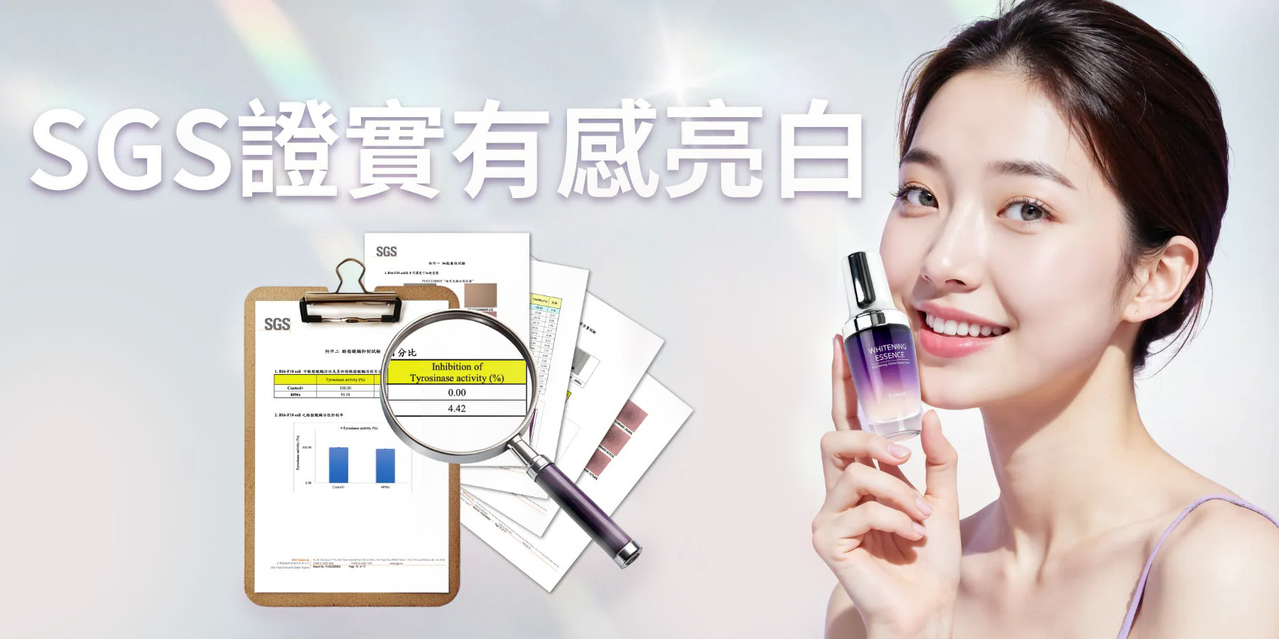 SGS證實有感亮白