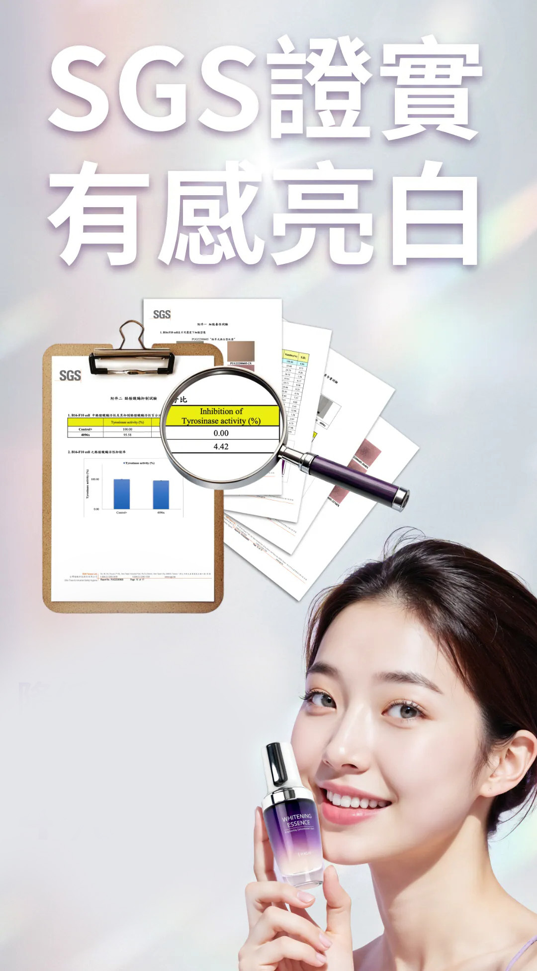 SGS證實有感亮白