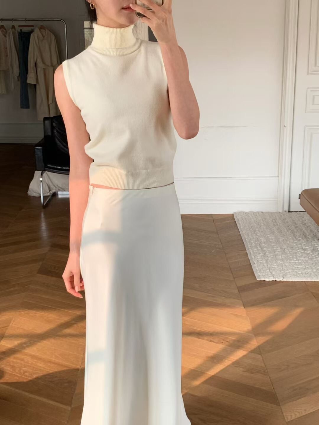 氣質女子高領無袖背心上衣 / 3色