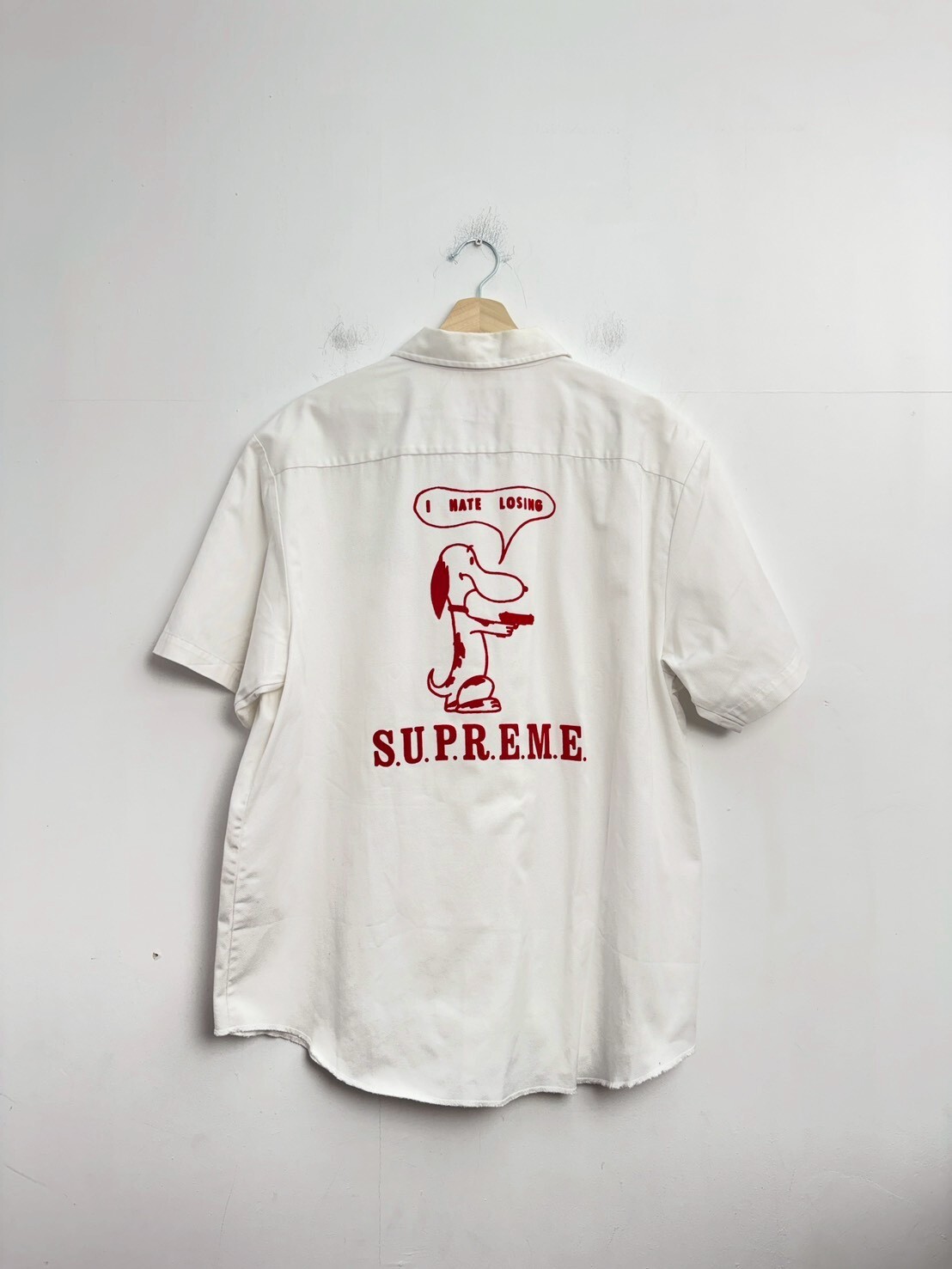 SUPREME 21SS Dog S/S Work Shirt SIZE XL