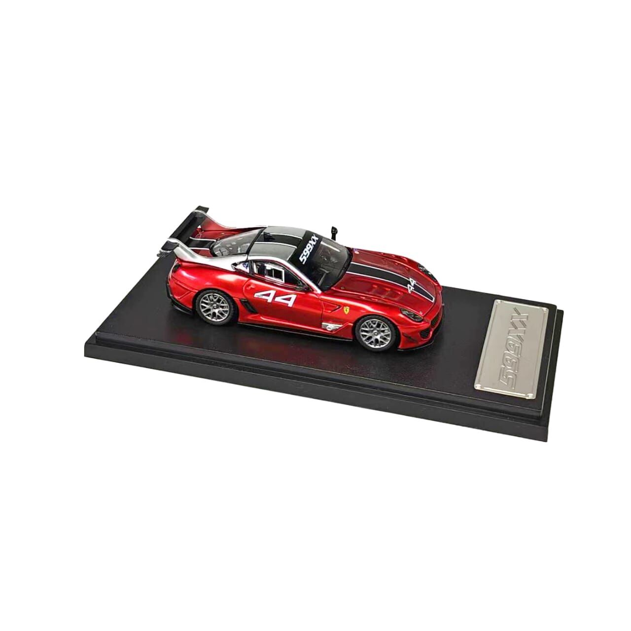 PO-$160 * RHINO MODEL * 1:64 FERRARI 599XX EVO RED (SILVER ROOF)