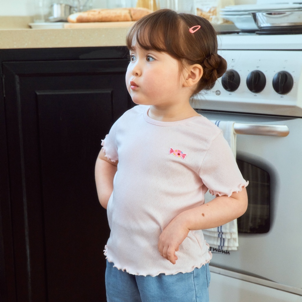 正韓夏 1stblue 糖果捲捲上衣