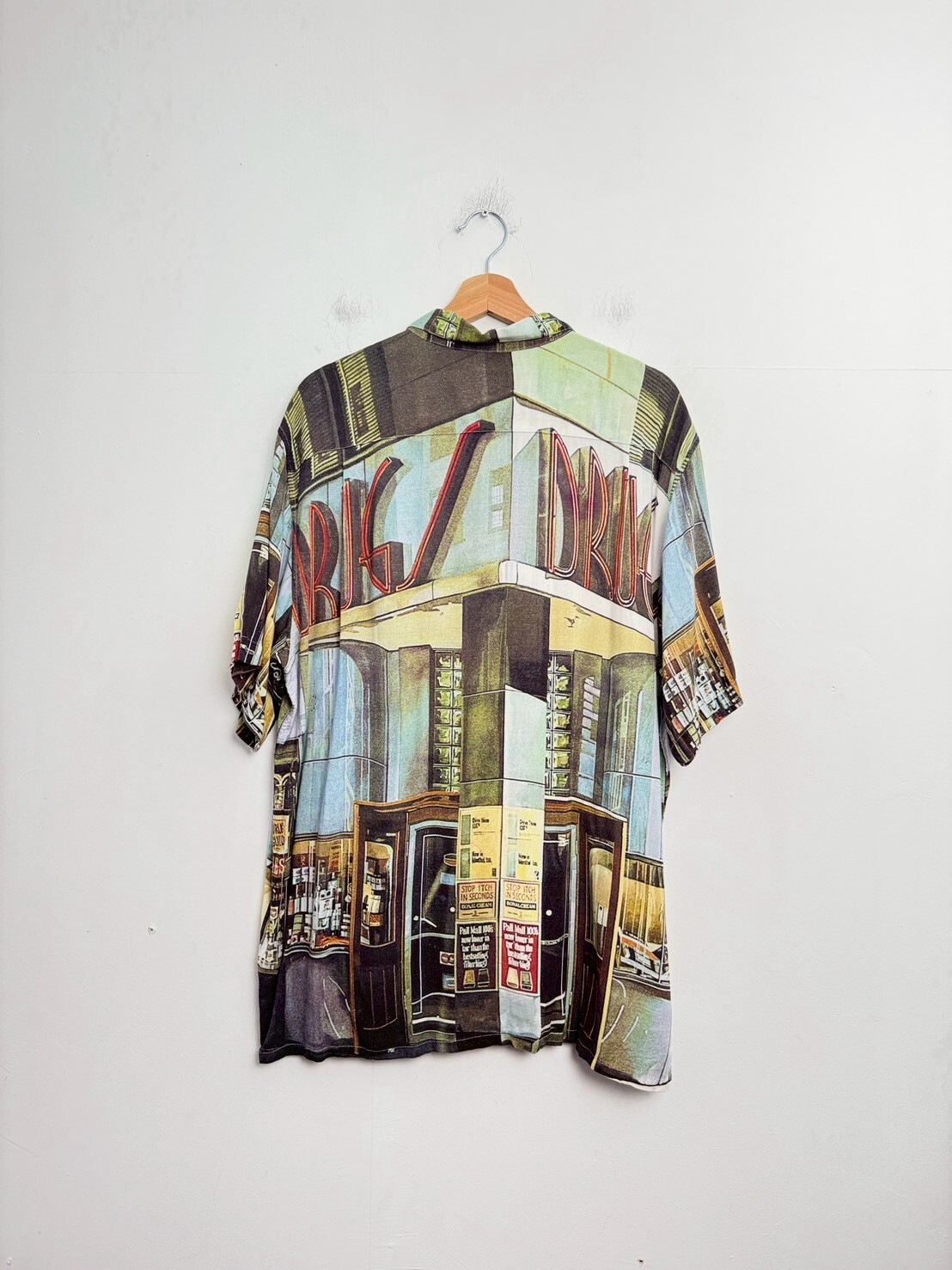 SUPREME 18SS Drugs Rayon Shirt SIZE XL