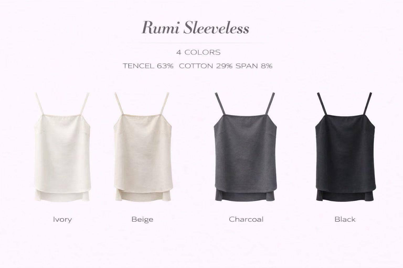 MA6009 平口緞質背心