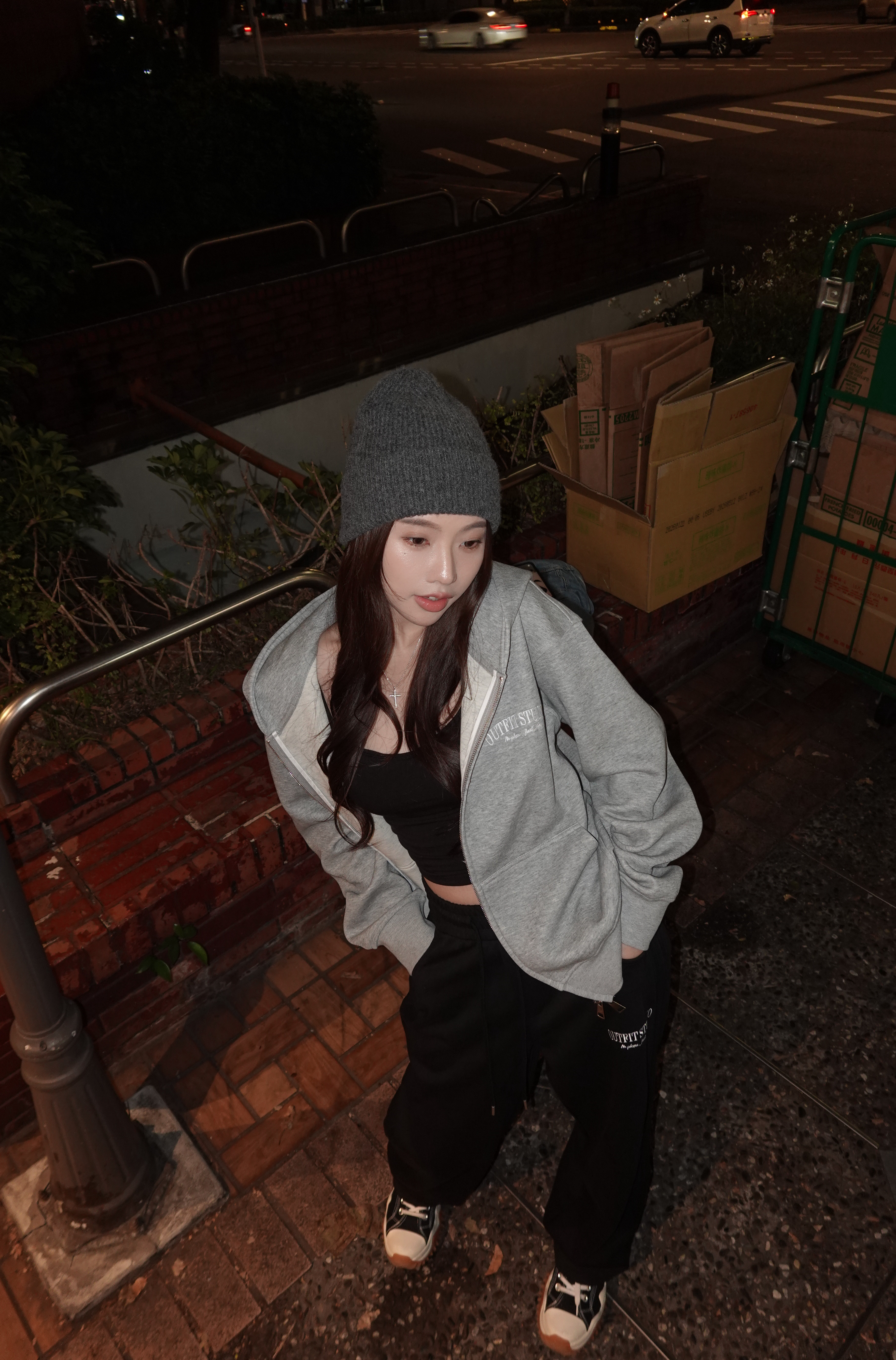 OSJ-01｜Daily Logo Zip Jacket