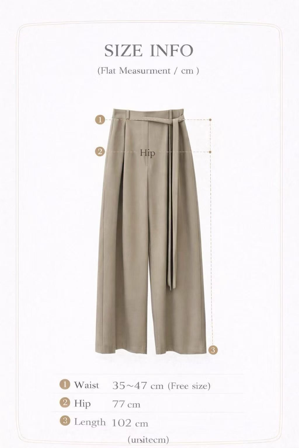 MA6011 單側綁繩壓褶褲