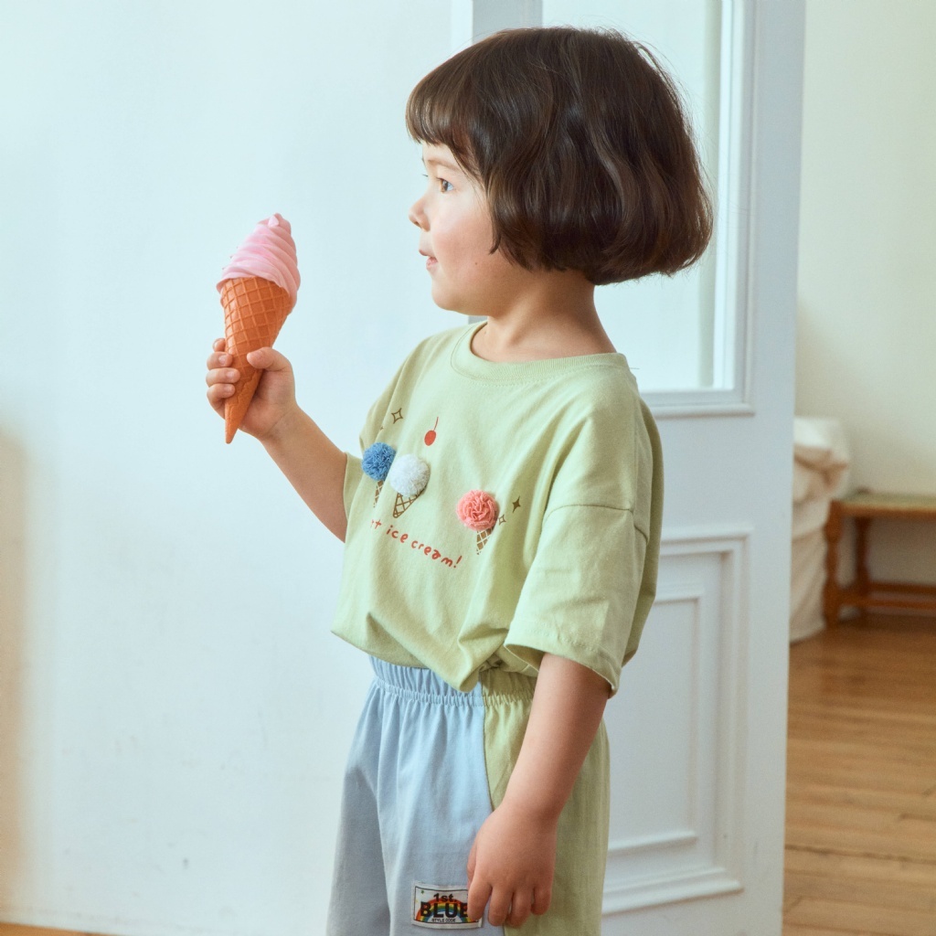 正韓夏 1stblue 立體冰淇淋上衣