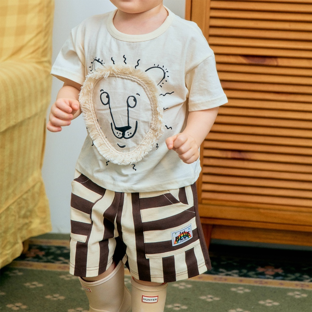 正韓夏 1stblue 立體獅子頭上衣