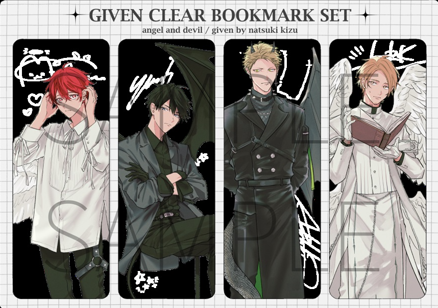 [代購][預訂] GIVEN Ｊ.GARDEN59 書籤 SET