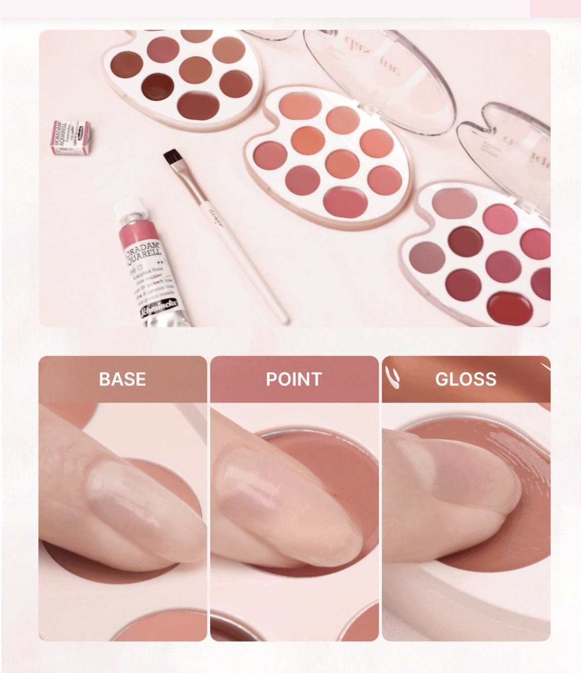 少 量 現 貨｜Dasique Mood Painting Lip & Cheek Palette 面頰唇彩🎨兩用調色盤