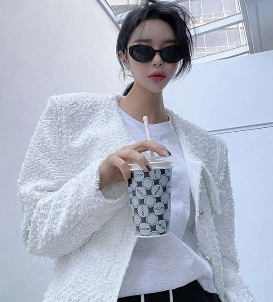 時髦多色橢圓墨鏡 [ 6色 ]