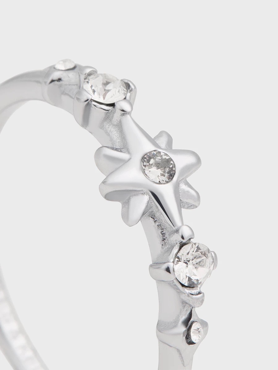 CHARLES & KEITH 小CK 北極星 滿鑽 戒指