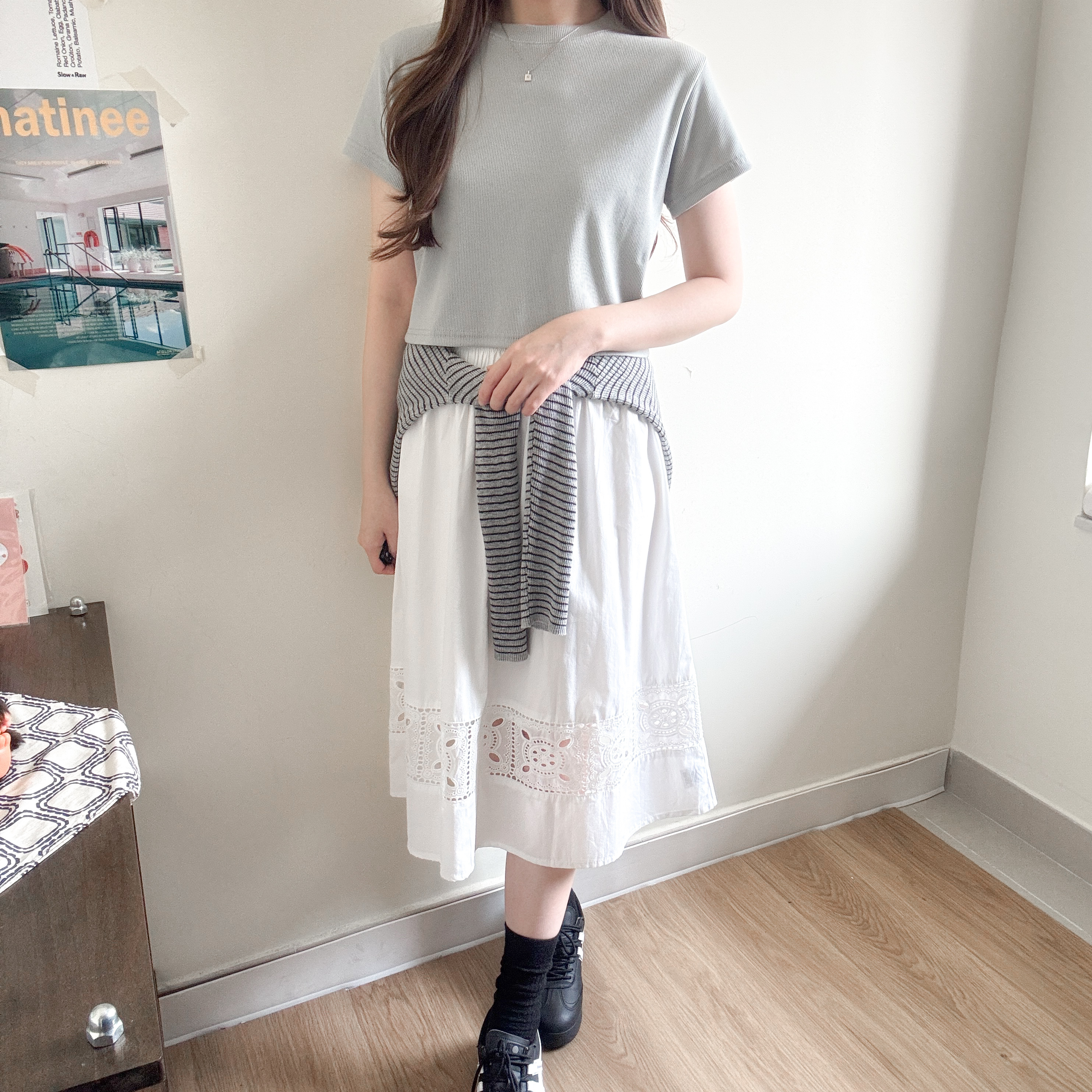 Basic縲紋短版tee