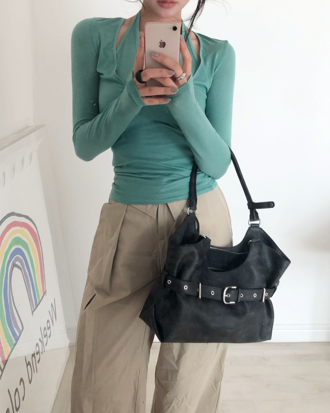 <韓國代購> STAND OIL LENE BAG