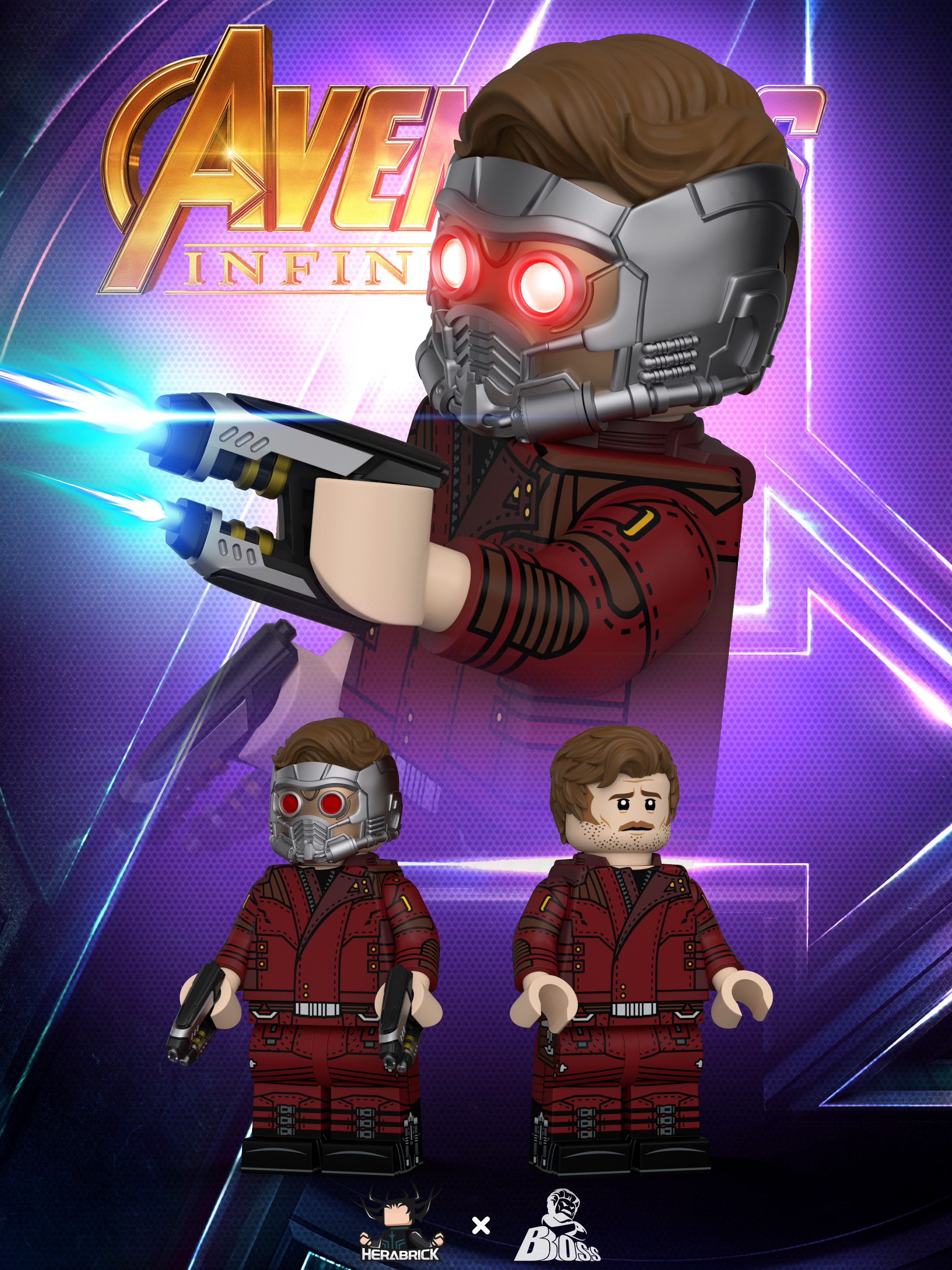[Boss][Preorder] Avengers: Infinity War 3 「Star-Lord」[PADprinted]