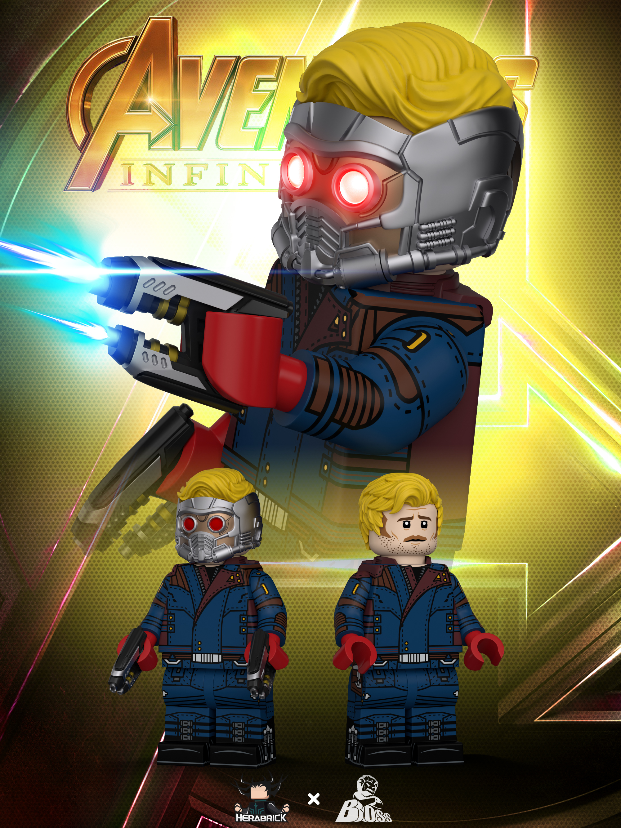 [Boss][Preorder] Avengers: Infinity War 3 「Star-Lord」[PADprinted]