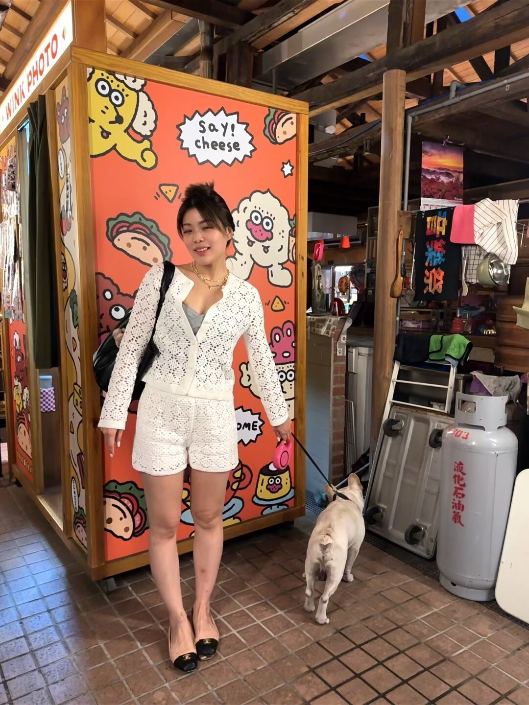 千金穿搭 簍空針織上衣+短褲(2件組)