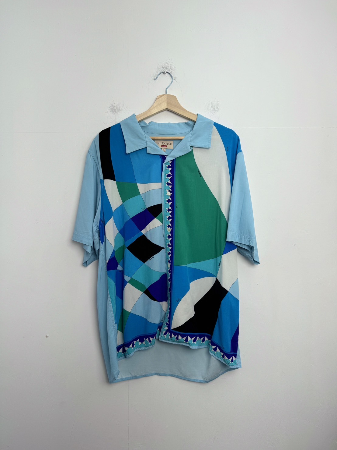 SUPREME X Emilio Pucci S/S Shirt SIZE XL