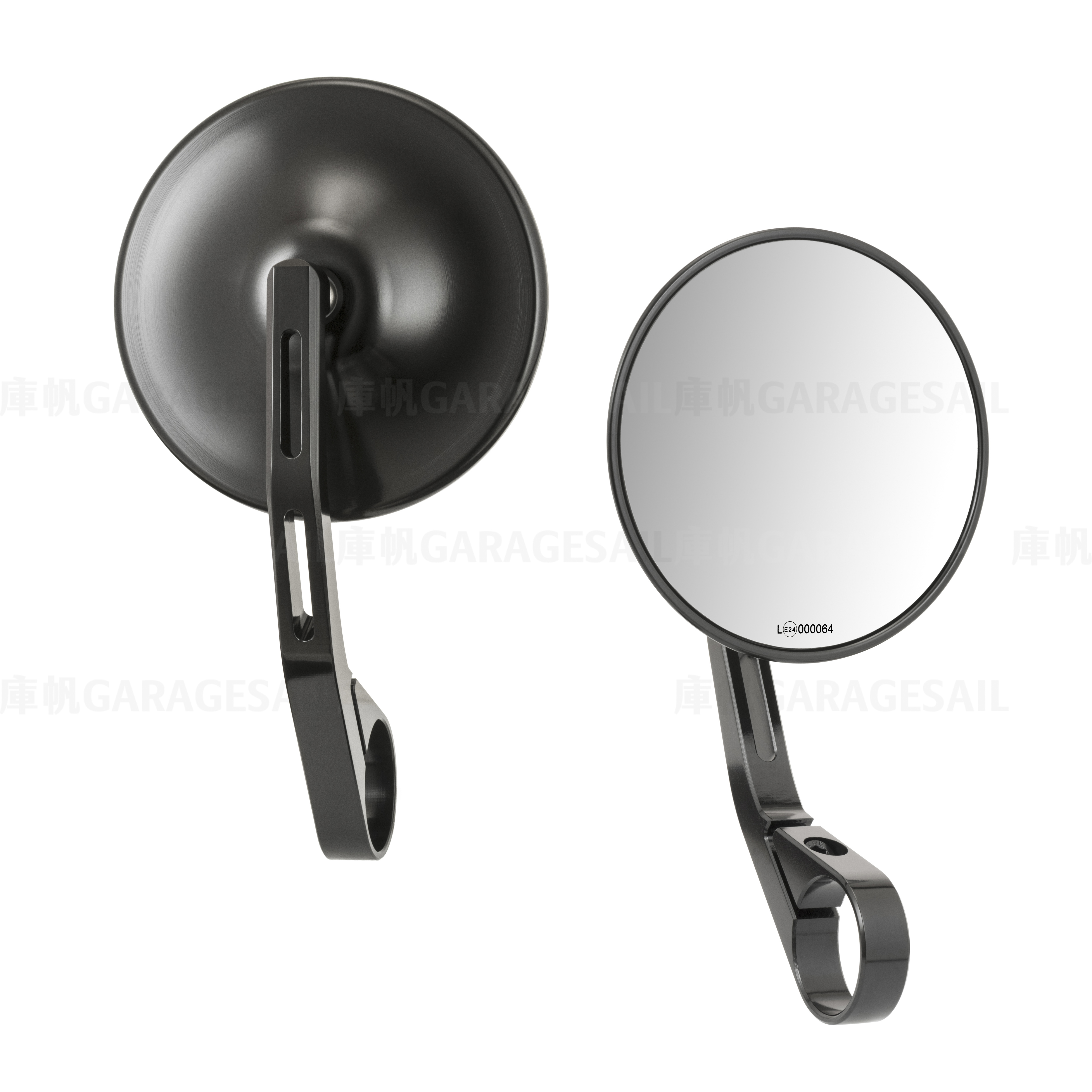 Bar end Mirror - 4" Round Disc - D2