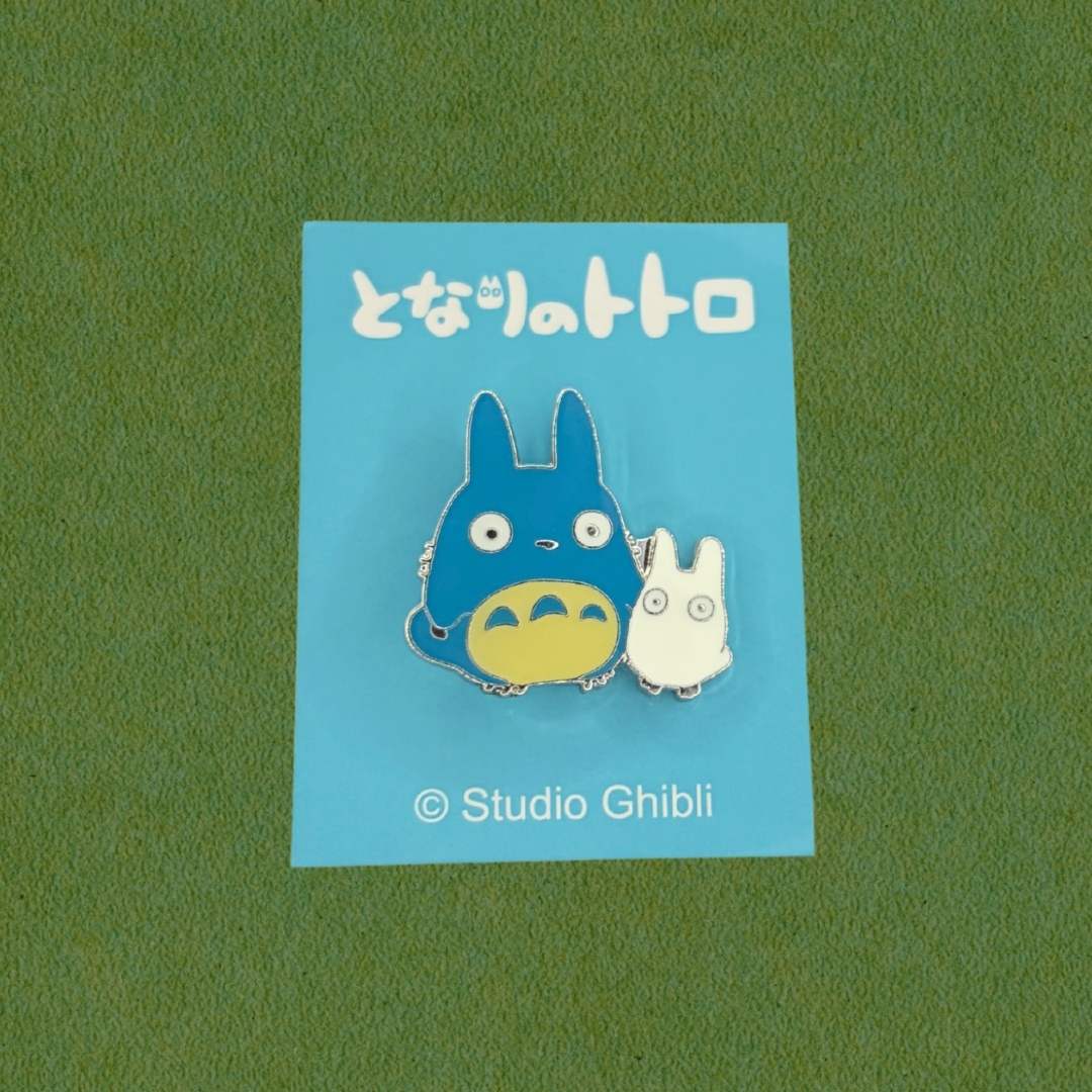 胸針 中龍貓和小龍貓