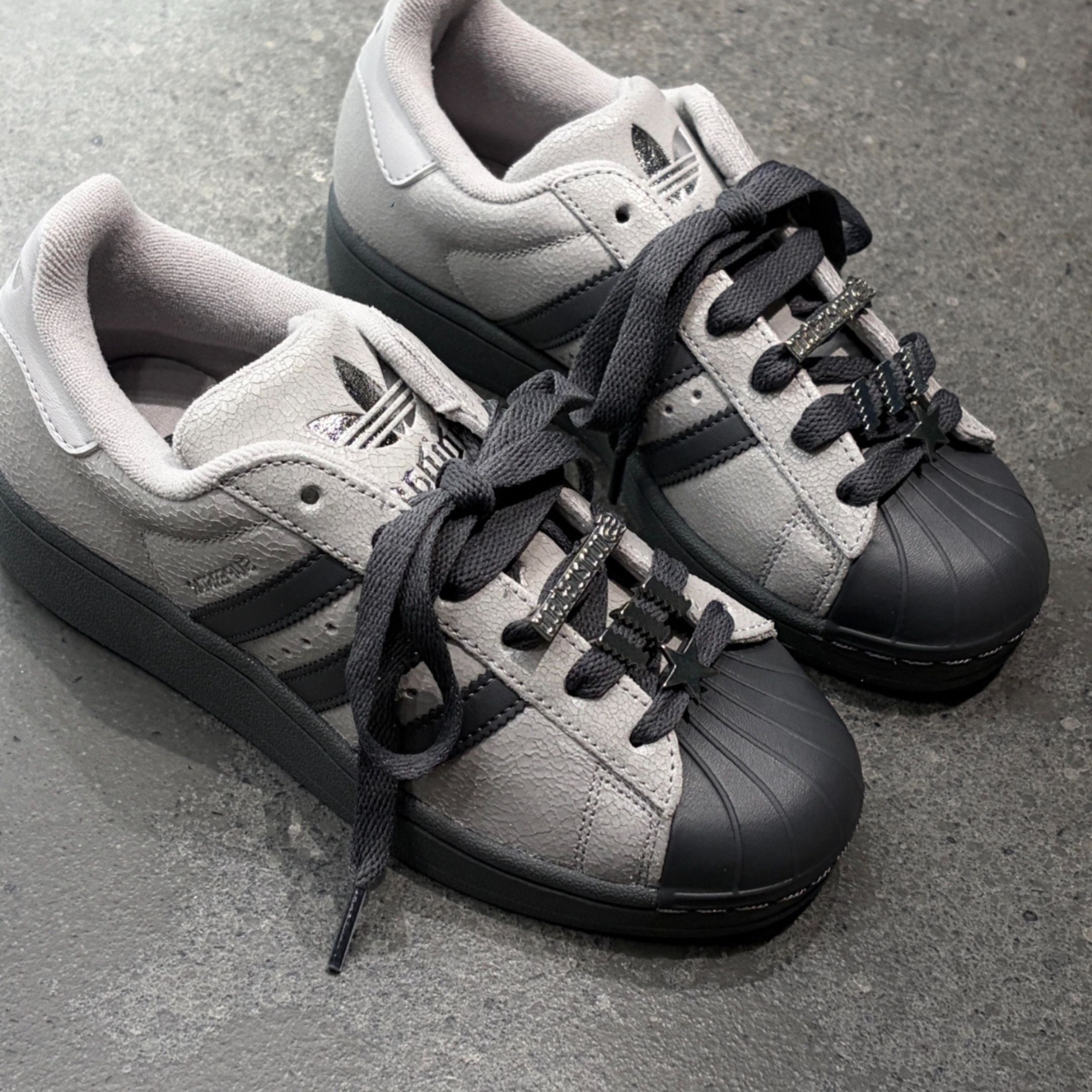 NICEDAY 代購 Adidas Superstar 2 灰 石灰 黑灰 復古 板鞋 三葉草 IH1629