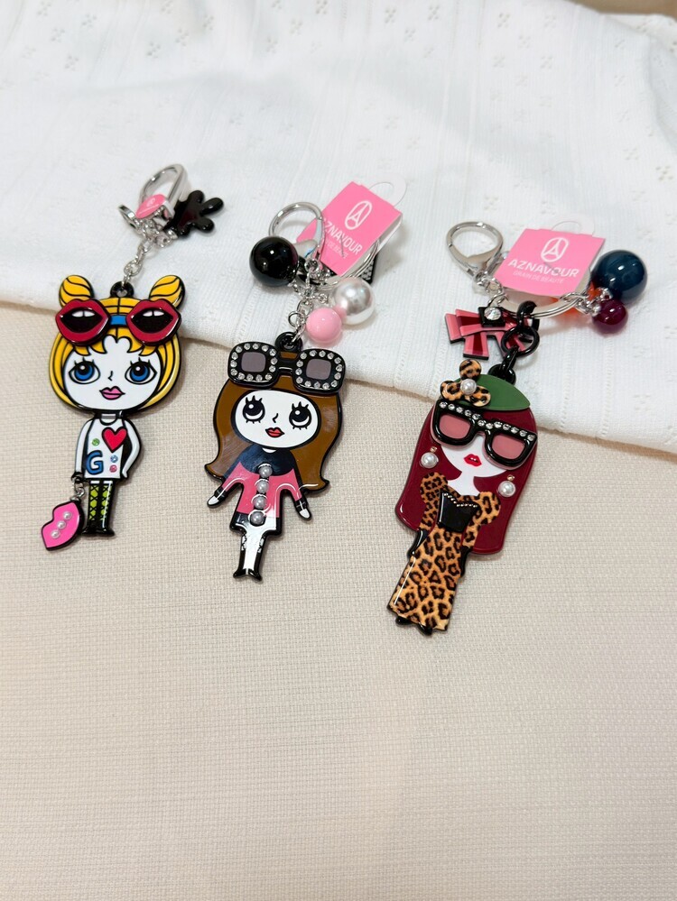 『GD』墨鏡時尚女孩吊飾