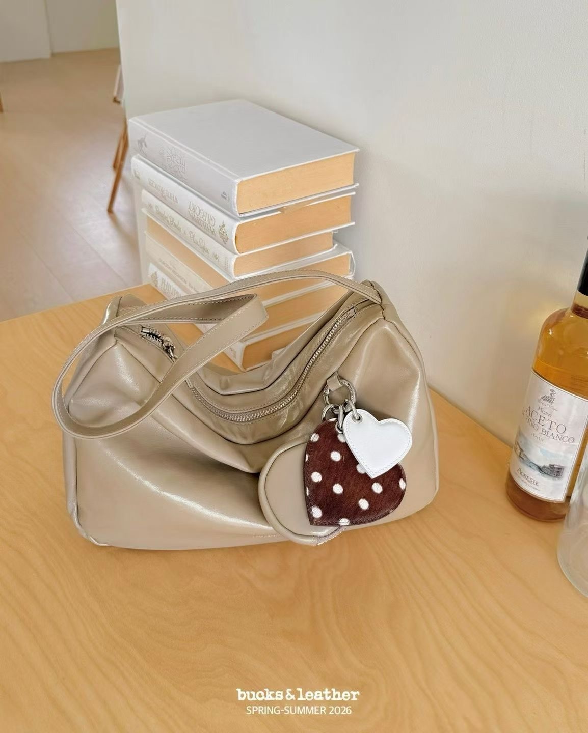 SS26 愛心鏡子掛件