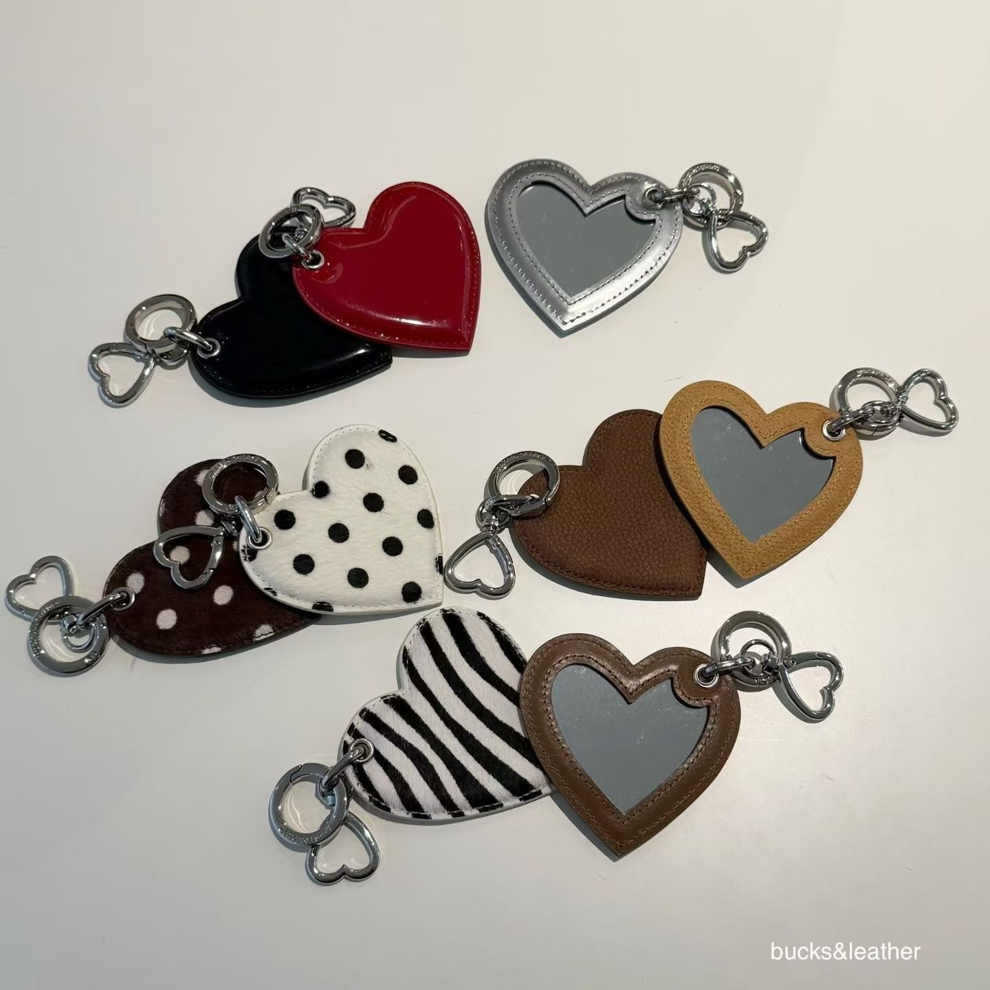 SS26 愛心鏡子掛件