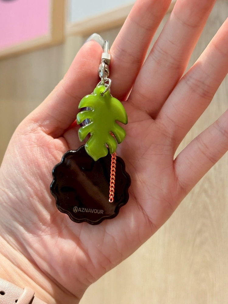 『GD』葉子鑽鑽七彩花吊飾