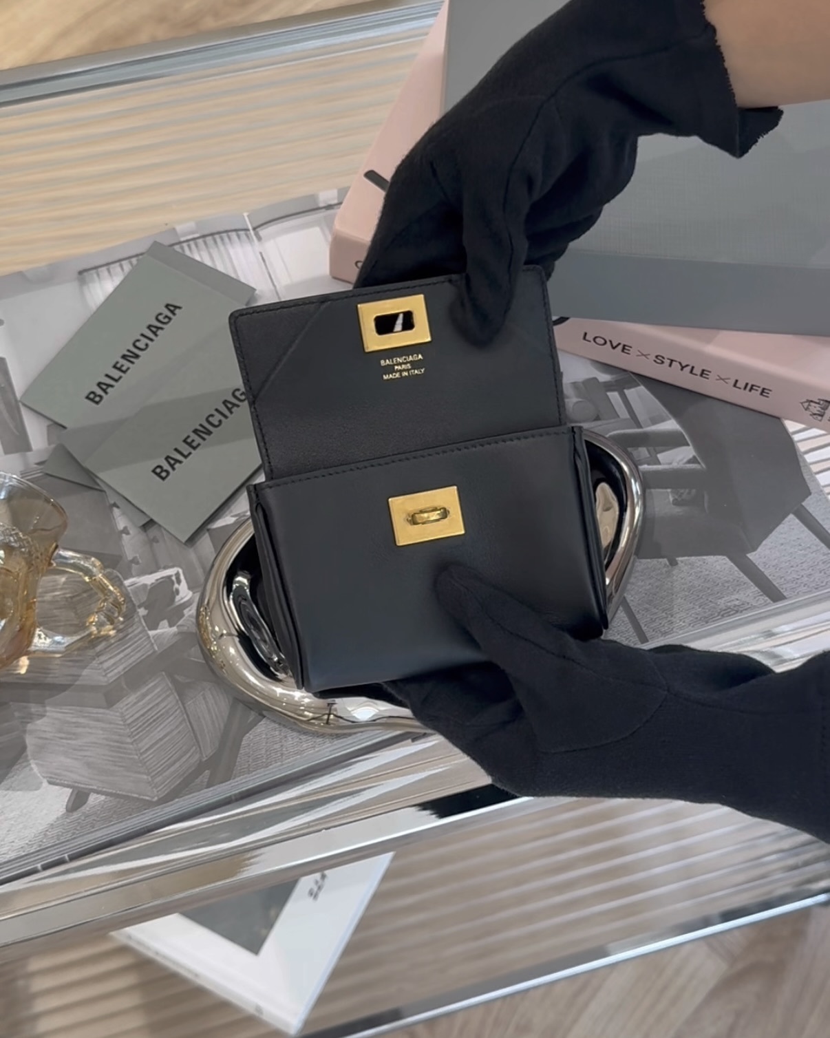 BALENCIAGA｜RODEO 零錢包 黑色