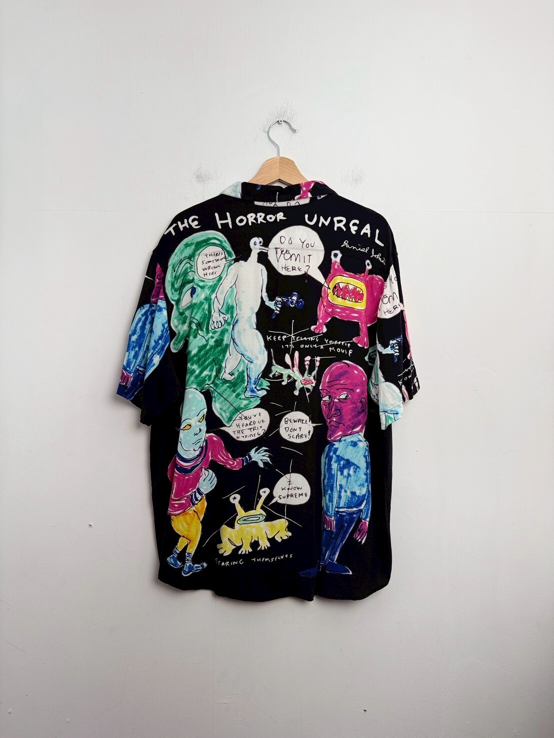 SUPREME 20SS Daniel Johnston Rayon S/S Shirt  SIZE XL