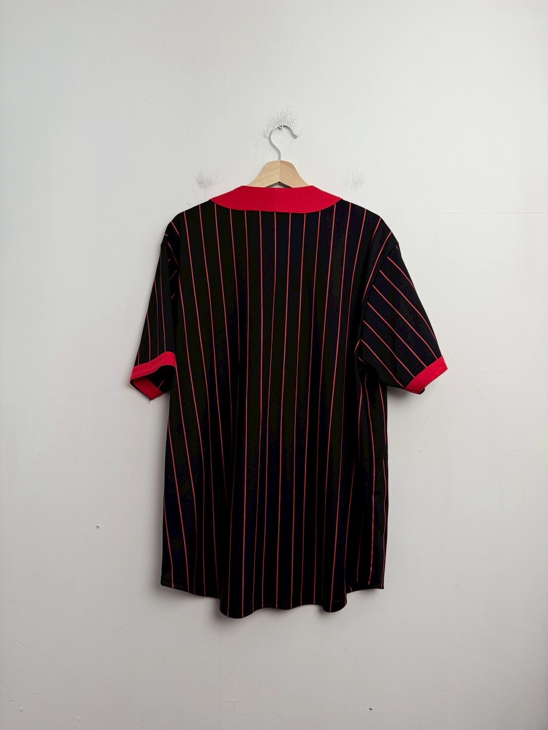 SUPREME 18AW Vertical Logo Baseball Jersey SIZE XL