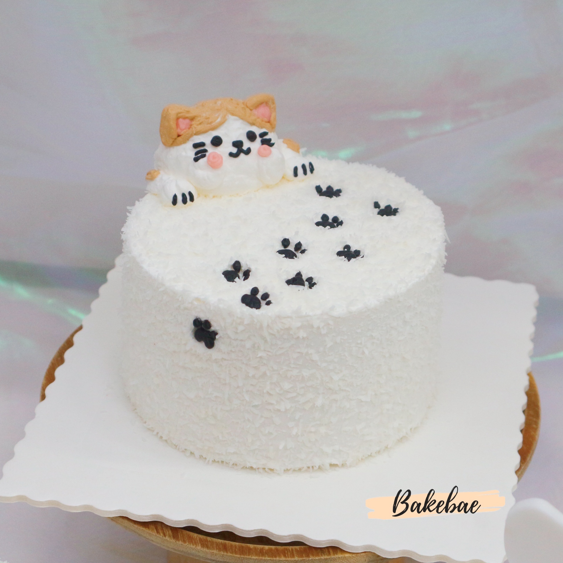 2026全新 毛絨絨系列 毛絨絨頑皮小貓蛋糕