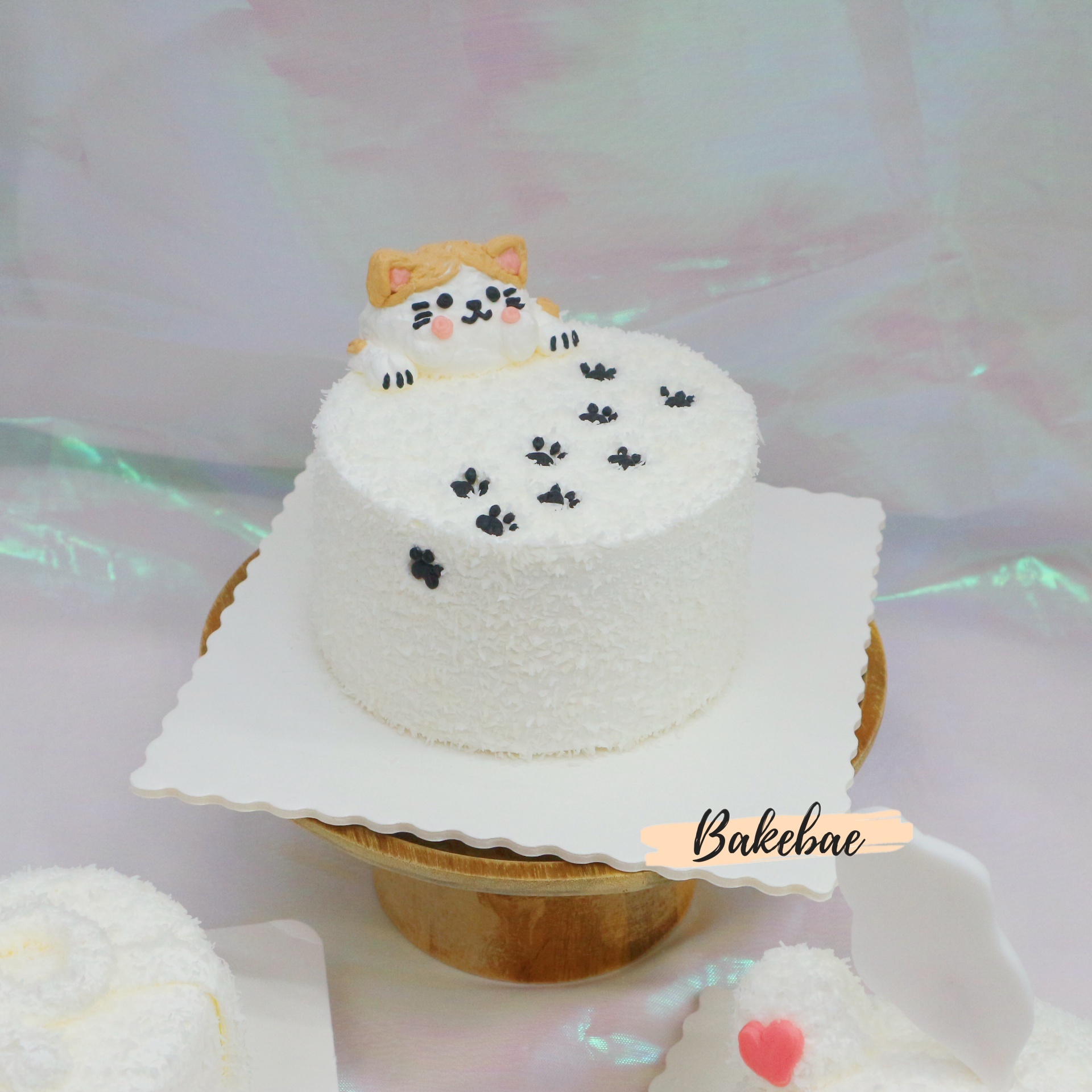 2026全新 毛絨絨系列 毛絨絨頑皮小貓蛋糕