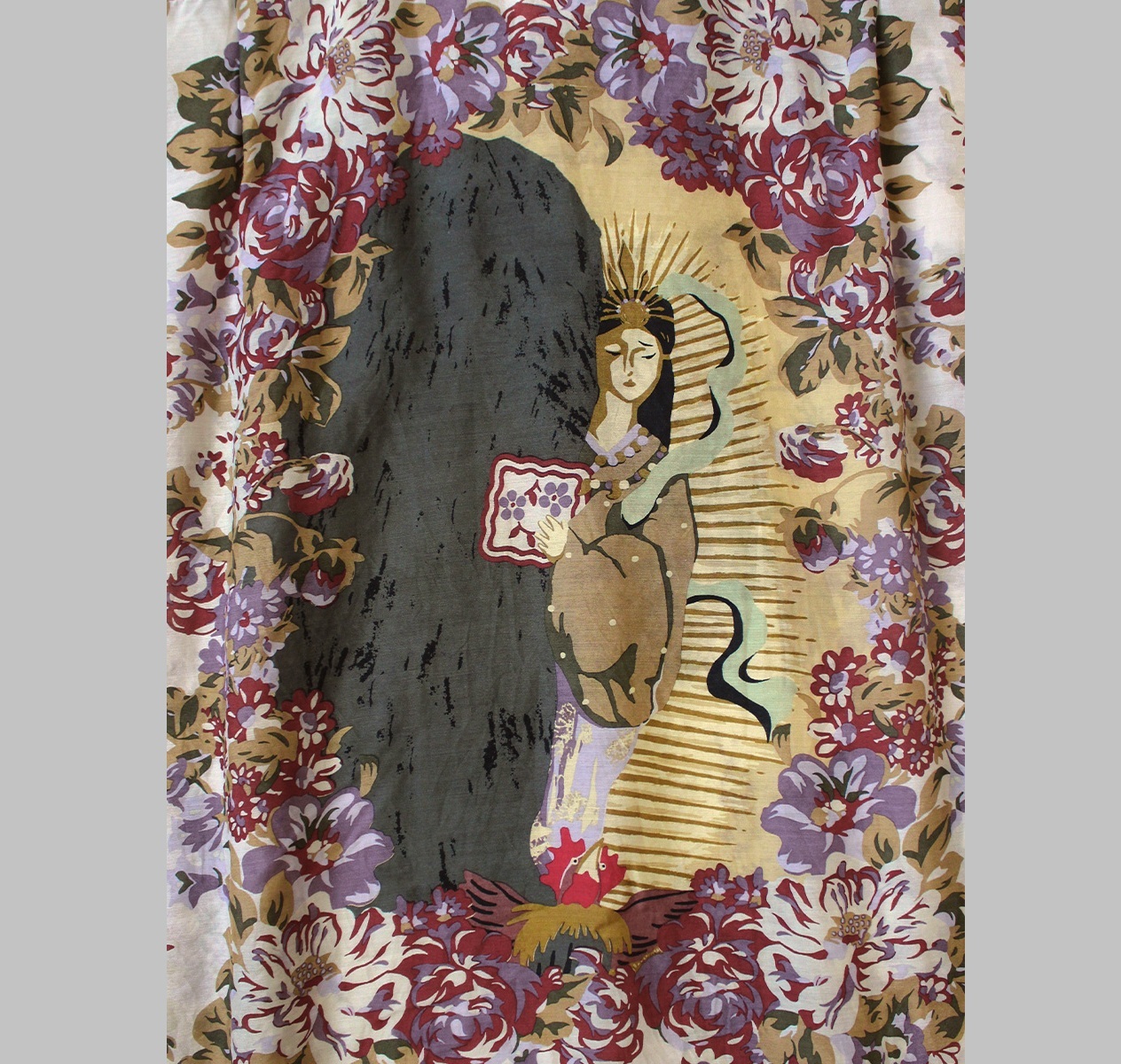 LAST PCS: KAPITAL SILK RAYON CHAMPETRE PATTERN COLLAR ALOHA SHIRT S/S - SIZE 3 PRE ORDER ITEM (預訂中)