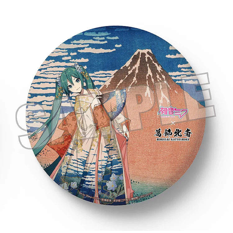 「ACG.GO」「預購」初音未來×葛飾北齋 iXima 大徽章